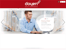 Tablet Screenshot of doyen-auto.com